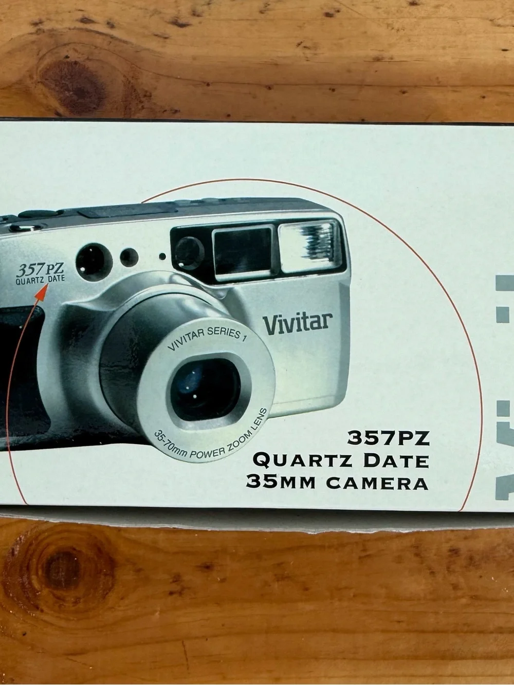 Vivitar 357PZ Quartz Date 35mm Film Camera New In Box NOS Complete